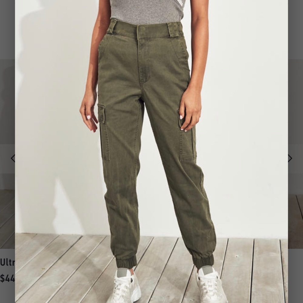 Hollister Ultra high rise utility joggers